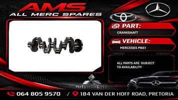 NEW MERCEDES M651 CRANKSHAFT