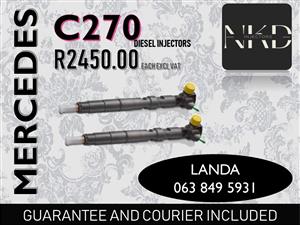 MERCEDES BENZ C270 DIESEL INJECTORS FOR SALE IN GAUTENG EASTERN PRETORIA 