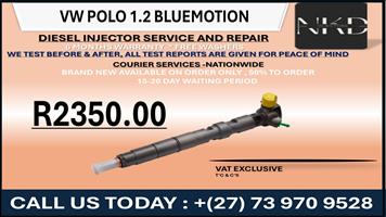 Vw Polo 1.2L Bluemotion Diesel Injectors 