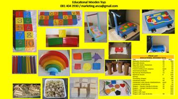 EDUCATIONAL WOODEN TOYS: BLOCKS, BEADS, SCOOTERS AND OTHER WOODEN TOYS!
