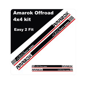 Vinyl Sticker Door Kit for VW Amarok 4×4 Offroad Design