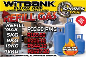 At Spares Wise, we got you covered with our Refill Gas promotion. 