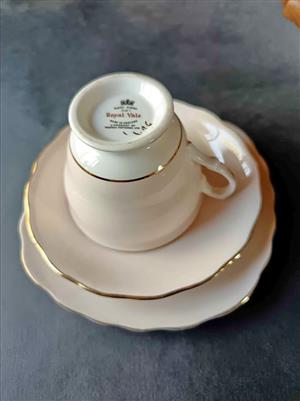 Royal Vale tea cups - - four trios