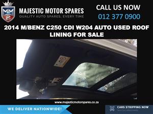 2014 Mercedes Benz Merc C250 CDI W204 Auto Used Roof Lining for Sale