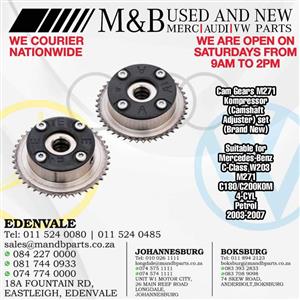 Cam Gears M271 Kompressor (Camshaft Adjuster) set (Brand New) Suitable for Mercedes-Benz C-Class