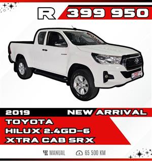 2019 TOYOTA HILUX 2.4GD-6 XTRA CAB SRX