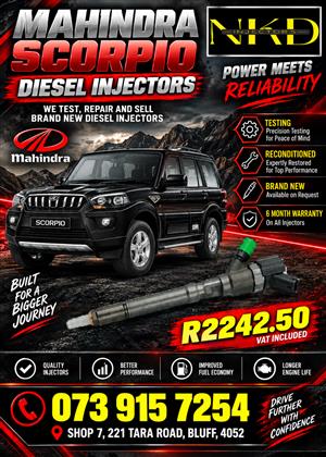 Mahindra Scorpio Diesel Injectors 