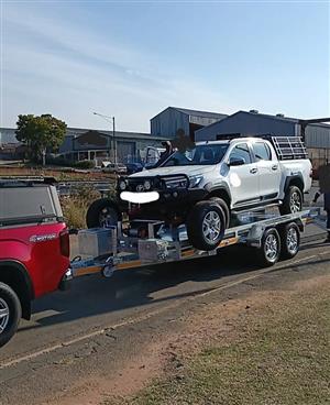 Double axle trailer
