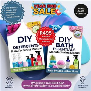 Build a Successful Business - DIY Detergent Manufacturing and DIY Bath & Body Products Manual