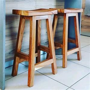 Kiaatwood barstools for you