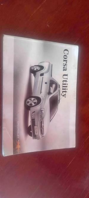 Chevrolet corsa bakkie owners manual