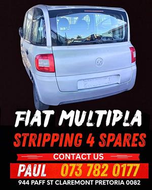 Fiat multipla stripping for spares 