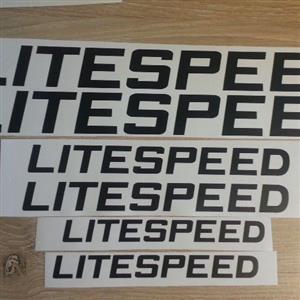 Litespeed bicycle frame decals stickers sets