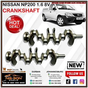 NISSAN NP200 1.6 8V CRANKSHAFT