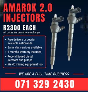 VW AMAROK 2.0 INJECTORS FOR SALE WITH WARRANTY 