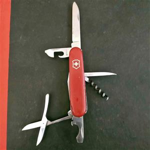 Swiss army multi tool pocket knife 1960s