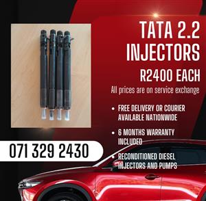 TATA 2.2 INJECTORS FOR SALE WITH WARRANTY INCLUDED 