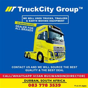 WE SELL USED TRUCKS,TRAILERS AND EARTH MOVING EQUIPMENT