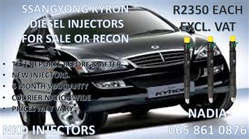 DIESEL INJECTORS FOR SALE FOR SSANGYONG KYRON