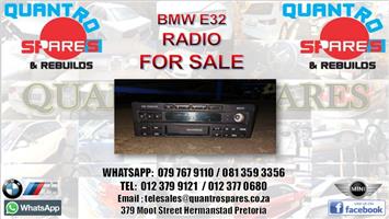 bmw e32 radio for sale 