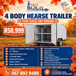 4 Body Hearse Trailer for sale