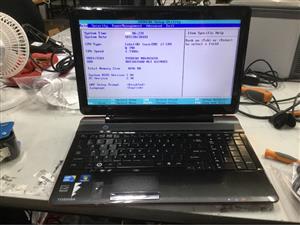 Ram 6gb Toshiba Laptop  Intel Core i7  cpu 2.4ghz, Hdd 500gb  dvd writer webcam
