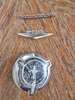 Ford Mustang Badges and Feul Cap