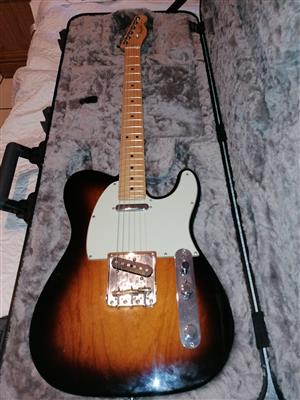 Fender American Telecaster Standard Electric guitar.With Fender hard case.