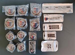 Alpina badges stickers wheel centre caps
