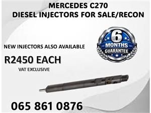 MERCEDES C270 DIESEL INJECTORS FOR SALE / RECON WITH WARRANTY RUSTENBURG