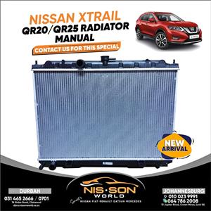 Nissan X-Trail QR20/QR25 Manual Radiator