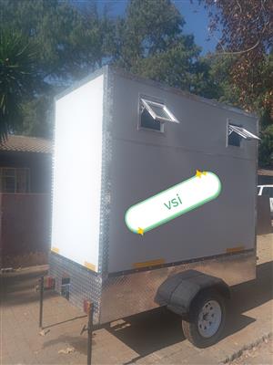 Mobile toilet and kitchen trailers 