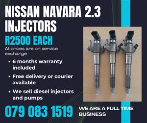 NISSAN NAVARA 2.3 INJECTORS FOR SALE WITH WARRANTY INCLUDED 