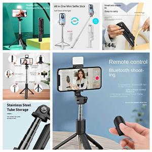 Remote Control Bluetooth Mobile Selfie Stick with Detachable Tripod Camera Stand  Available on order