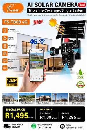 AI SOLAR 4G CAMERA (3-IN-1)
