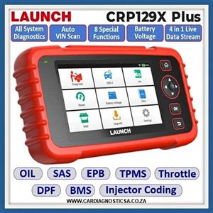 Launch CRP129X Plus All System Diagnostic Tool with 8 special functions