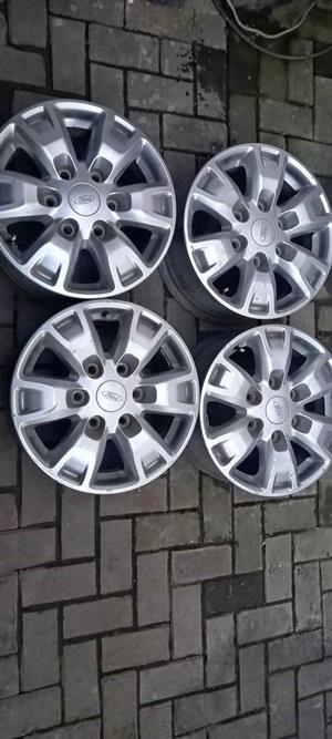 Ford ranger t6 mag rims 16 inch