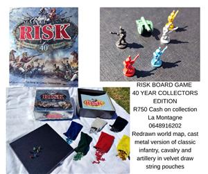 RISK Board Game 40 Year Collectors Edition
