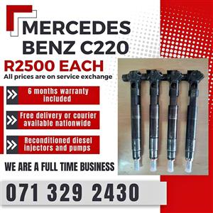 MERCEDES BENZ C220 INJECTORS FOR SALE WITH WARRANTY