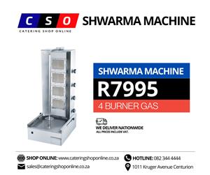 Shwarma Machine 4 Burner Gas
