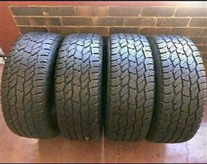 Four 265/60/18 Cooper Discoverer AT3 Tyres with good threads for sell