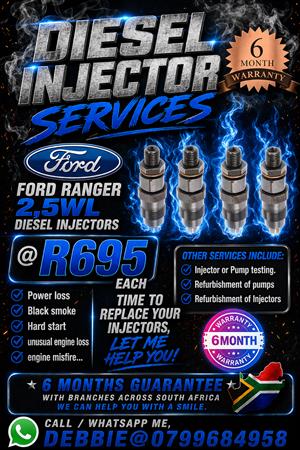  ford ranger 2,4 wl/ford ranger 3l injectors 