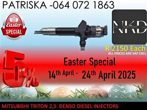 EASTER SPECIAL THIS WEEK ON MITSUBISHI TRITON 2,5 INJECTORS