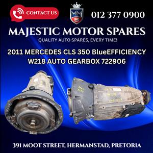  2011 Mercedes CLS 350 BlueEFFICIENCY W218 Auto Gearbox 722906 – For Sale | Used