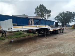 1980 Busaf 3 axle Lowbed trailer for sale