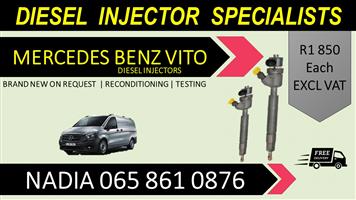 TESTED AND READY DIESEL INJECTORS FOR SALE FOR MERCEDES VITO