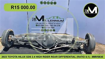 2023 TOYOTA HILUX GD6 2.4 HIGH RIDER REAR DIFFERENTIAL (RATIO 4:1) - MV0830