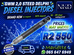DIESEL INJECTORS GWM 2L STEED