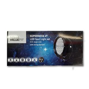 Hella Supernova 6" led ECE approved spotlight kit VF6306-2