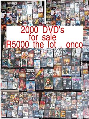 2000 DVD’s for sale